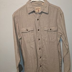 Men's M Red Head Button Up